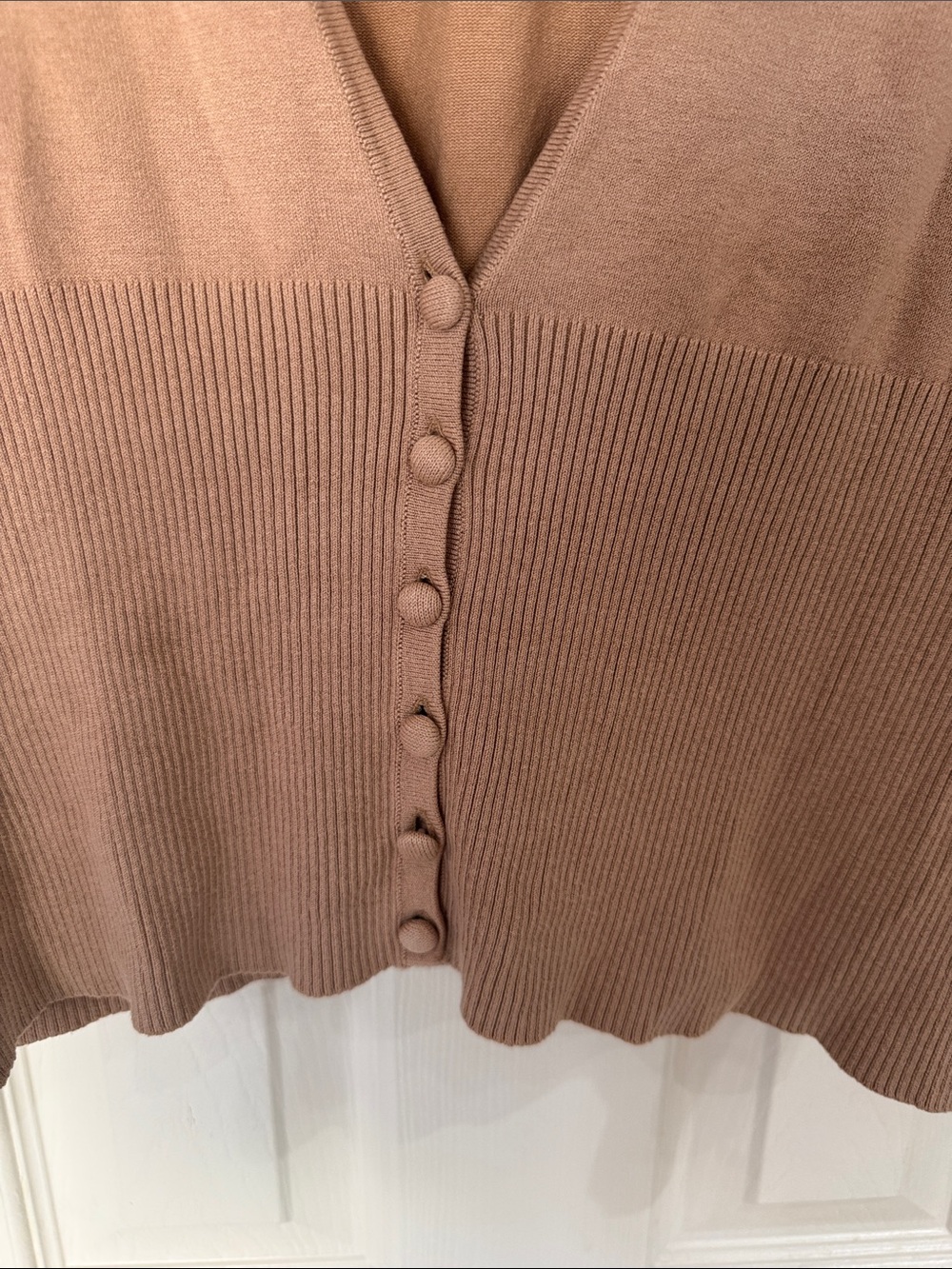 Sweaterworks silk blend cardigan size large - Picture 3 of 10
